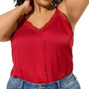 Torrid Satin Lace Trim Camisole